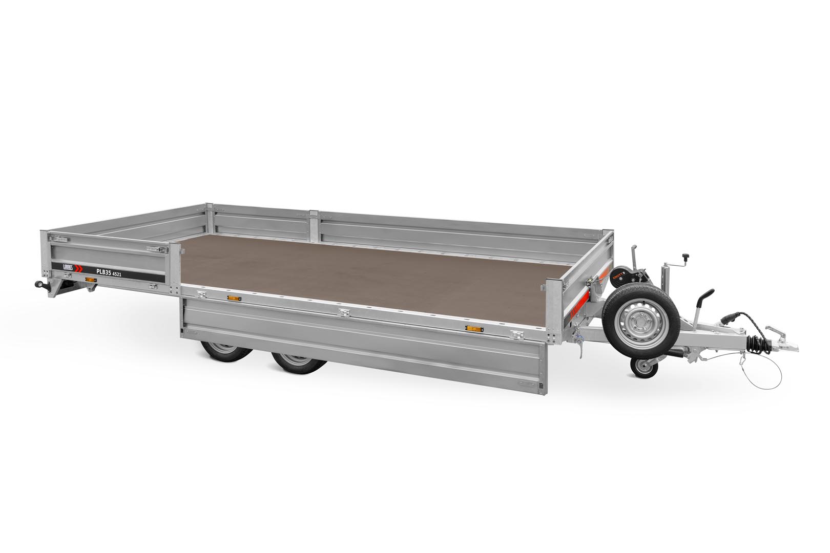 Abschleppwagenanhänger mit Seitenwänden PLBS35-4521 3500 kg
