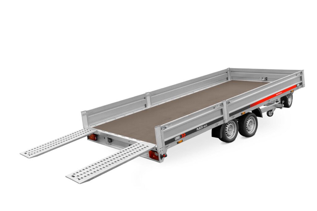 Abschleppwagenanhänger mit Seitenwänden PLBS35-4521 3500 kg